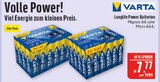 Longlife Power Batterien Mignon AA im Angebot bei Marktkauf in Görlitz Longlife Power Batterien Mignon AA Angebote von VARTA bei Marktkauf Görlitz für 7,77 €