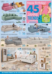 Aktueller Trends Prospekt mit Couch, "Happy Birthday! 45 Jahre TRENDS - …und Du bekommst die Geschenke!", Seite 4