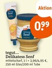 Delikatess Senf bei tegut im Sonnenhof Prospekt für 0,99 €