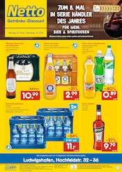 Aktueller Netto Marken-Discount Frankenthal Prospekt "ZUM 8. MAL IN SERIE HÄNDLER DES JAHRES FÜR WEIN, BIER & SPIRITUOSEN" mit 2 Seiten