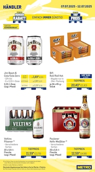 Veltins im METRO Prospekt "Wochenangebote Händler" mit 25 Seiten (Goslar)