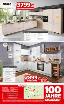 Küche im Segmüller Prospekt "100 Jahre Jubiläumsfinale bei Segmüller" mit 28 Seiten (Mannheim)