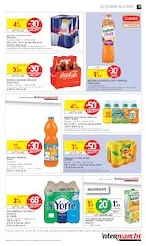 Coca-Cola Angebote im Prospekt "50% REMBOURSÉS EN BONS D'ACHAT SUR LE RAYON ALIMENTATION ET HYGIÈNE BÉBÉ" von Intermarché auf Seite 41