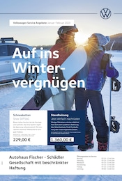 Volkswagen Prospekt für Bad Homburg: "Auf ins Wintervergnügen", 1 Seite, 01.01.2025 - 28.02.2025