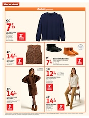 Promos Pantalon Femme dans le catalogue "BIEN AU CHAUD" de Auchan Hypermarché Pantalon Femme en promo dans le catalogue Auchan Hypermarché à la page 10
