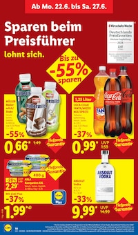 Wodka im aktuellen Lidl Prospekt (Berlin) Wodka im Lidl Prospekt "LIDL LOHNT SICH" mit 74 Seiten (Berlin)
