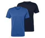2 T-Shirts, navy, blau bei Tchibo im Supermarkt im Prospekt "" für 14,99 €