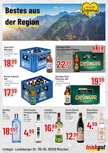 Whisky im Trinkgut Prospekt "Aktuelle Angebote" mit 4 Seiten (München)