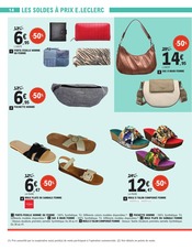 Sac À Main Angebote im Prospekt "SOLDES À PRIX E.LECLERC" von E.Leclerc Sac À Main Angebote im Prospekt "SOLDES À PRIX E.LECLERC" von E.Leclerc auf Seite 14