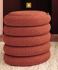 Pouf bouclette avec rangement dans le catalogue E.Leclerc