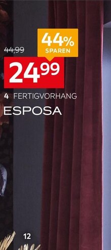 Fertigvorhang „Samt“ mit Kombiband bei XXXLutz Möbelhäuser in Duisburg Fertigvorhang „Samt“ mit Kombiband im Angebot bei XXXLutz Möbelhäuser Duisburg für 24,99 €