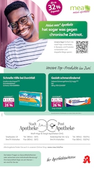 mea - meine apotheke Prospekt Unsere Juni-Angebote mit 4 Seiten
