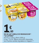Riz au Lait Vanille de Madagascar - La Laitière dans le catalogue E.Leclerc