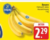 Bananen im Angebot bei E center in Schwabach Bananen Angebote von Chiquita bei E center Schwabach für 2,29 €