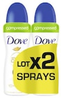 Déodorant spray compressé anti transpirant - DOVE en promo chez Casino Supermarchés Toulon à 4,25 €