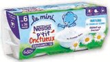P'tit onctueux des 6 mois - NESTLE en promo chez U Express P'tit onctueux des 6 mois - NESTLE dans le catalogue U Express