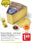 E center Edenkoben - Allgäuer Bergkäse Angebot im Prospekt Allgäuer Bergkäse bei E center im Edenkoben Prospekt für 1,69 €