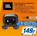 True Wireless Kopfhörer LIVE BUDS 3 Angebote von JBL bei HEM expert Ludwigsburg für 149,00 €