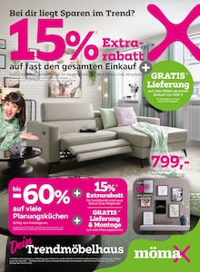 Sitzmöbel im mömax Prospekt "Bei dir liegt Sparen im Trend?" mit 16 Seiten (Koblenz)