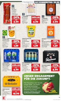 Bier im aktuellen Kaufland Prospekt (Detmold) Bier im Kaufland Prospekt "Hier bin ich richtig" mit 60 Seiten (Detmold)