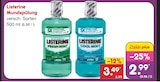 Fresh Mint von Listerine für 2,99 € bei Netto Marken-Discount im Angebot Fresh Mint von Listerine im aktuellen Netto Marken-Discount Prospekt