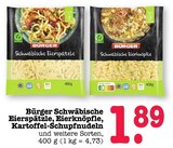 Schwäbische Eierspätzle Angebote von Bürger bei E center Heidelberg für 1,89 €