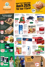 GLOBUS Prospekt für Pleckhausermühle mit 27 Seiten GLOBUS Prospekt für Pleckhausermühle: "Aktuelle Angebote", 27 Seiten, 26.01.2026 - 31.01.2026