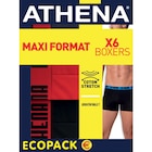 Boxers homme "basic color" - ATHENA en promo chez Carrefour Toulouse à 19,99 €