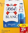 Bière blanche 5° - 1664 - Aldi à Limoges Bière blanche 5° - 1664 en promo chez Aldi Limoges à 3,56 €
