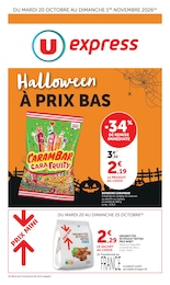 Prospectus U Express "Halloween À PRIX BAS", 12 pages, 20/10/2026 - 01/11/2026