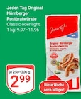Aktuelles Original Nürnberger Rostbratwürste Classic Angebot bei GLOBUS in Jena ab 2,99 €
