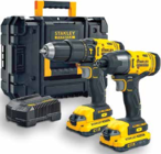 Bohr- und Schlagschrauberset SFMCK465D2T-QW Angebote von Stanley bei Netto Marken-Discount Schwäbisch Hall für 198,99 €