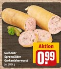 Gurkenleberwurst im Angebot bei REWE in Berlin Gurkenleberwurst Angebote von Gloßner bei REWE Berlin für 0,99 €
