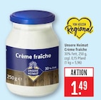 Crème fraîche Angebote von Unsere Heimat bei Marktkauf Heilbronn für 1,49 €