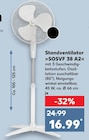 Aktuelle Ventilator Angebote bei Kaufland in Ludwigshafen (Rhein) Aktuelles Standventilator »SOSVF 38 A2« Angebot bei Kaufland in Ludwigshafen (Rhein) ab 16,99 €