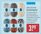 Sockenwolle Angebote von HOME CREATION bei ALDI Nord Rheine für 3,99 €