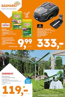 Wäscheständer im Globus-Baumarkt Prospekt "Immer eine Idee besser" mit 16 Seiten (Hamburg)