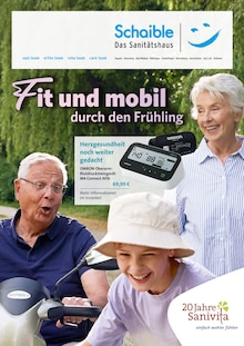 Schaible GmbH Prospekt Fit und mobil durch den Frühling mit 6 Seiten