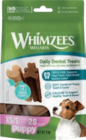 FRIANDISES DAILY DENTAL TREATS PUPPY - XS/S - WHIMZEES en promo chez Animalis FRIANDISES DAILY DENTAL TREATS PUPPY - XS/S - WHIMZEES dans le catalogue Animalis