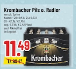 Pils o. Radler im Angebot bei Trinkgut in Schwerte Pils o. Radler Angebote von Krombacher bei Trinkgut Schwerte für 11,49 €