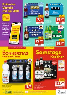 Krombacher im Netto Marken-Discount Prospekt "DER ORT, AN DEM DU IMMER AUSGEZEICHNETE PREISE FINDEST." mit 2 Seiten (Laatzen)