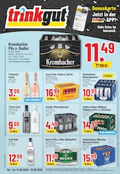 Krombacher im Trinkgut Prospekt in Hameln Aktueller Trinkgut Prospekt mit Krombacher, "Aktuelle Angebote", Seite 1