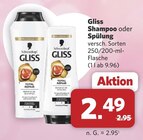 Shampoo im Angebot bei combi in Lippstadt Shampoo Angebote von Gliss bei combi Lippstadt für 2,49 €