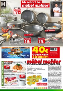 Hähnchen im aktuellen Möbel Mahler Siebenlehn Prospekt (Leipzig) Hähnchen im Möbel Mahler Siebenlehn Prospekt "SACHSENS TRAUMKÜCHEN ZUM HALBEN PREIS" mit 16 Seiten (Leipzig)