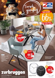 Aktueller Zurbrüggen Prospekt (Herne) Zurbrüggen Prospekt "TIERISCH GÜNSTIG" mit Seiten (Herne)