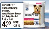 Hundefutter im V-Markt Prospekt Hundenahrung trocken von Perfect Fit im aktuellen V-Markt Prospekt für 4,99 €