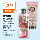 Shampoo oder Spülung Angebote von HERBAL ESSENCES bei Müller Bochum für 2,99 €