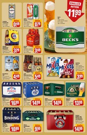 Bier im REWE Prospekt in Butzbach Aktueller REWE Prospekt mit Bier, "Dein Markt", Seite 19