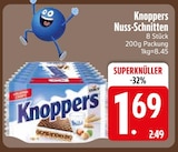 Nuss-Schnitten im EDEKA Prospekt Nuss-Schnitten von Knoppers im aktuellen EDEKA Prospekt für 1,69 €