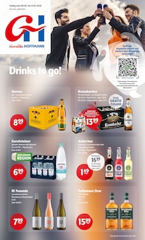 Aktueller Getränke Hoffmann Prospekt "Aktuelle Angebote" Seite 1 von 8 Seiten für Halver
